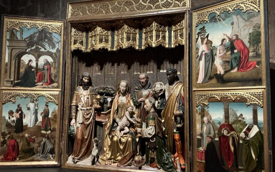 Tríptico de los Reyes Magos en la Colegiata de Covarrubias